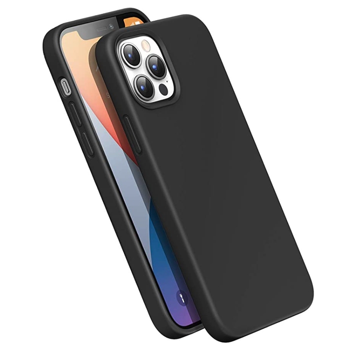 UGREEN Silky Silicone Phone Case for iPhone 12 Pro Max - Black