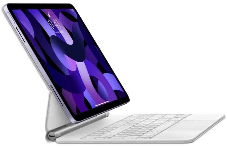Apple Magic Keyboard A2480 for iPad Pro 12.9" 2018/2020/2021/2022 White - Like New A+